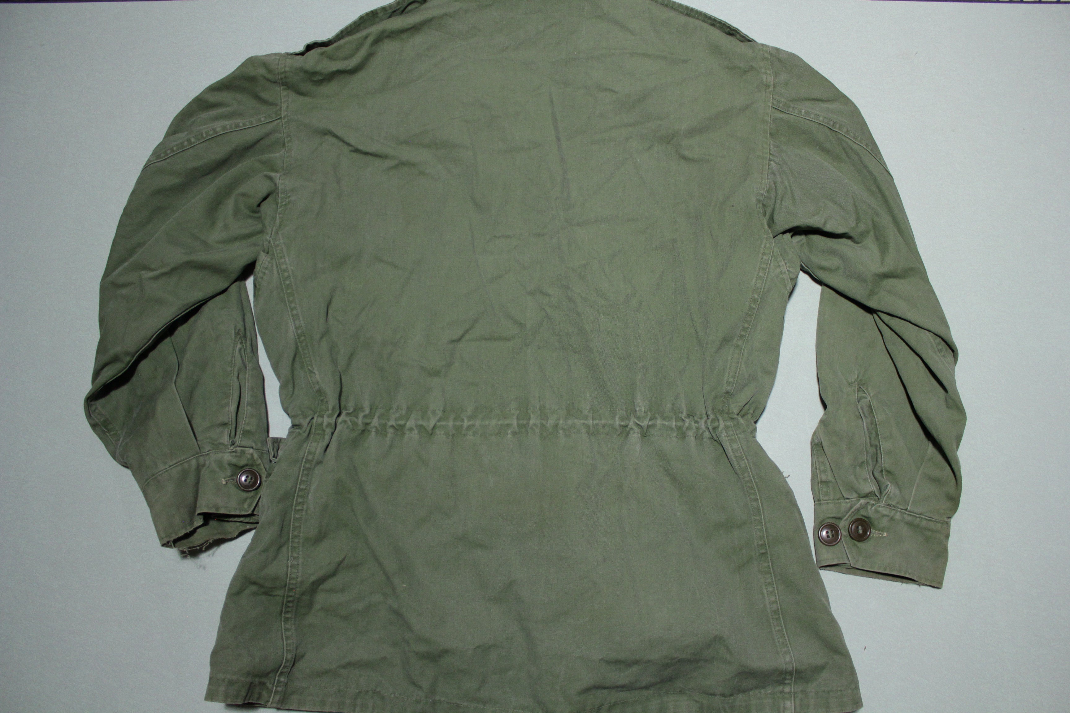 M-1950 Korean Vietnam War Military Field Jacket, Vintage Army Coat, 50's War Jacket