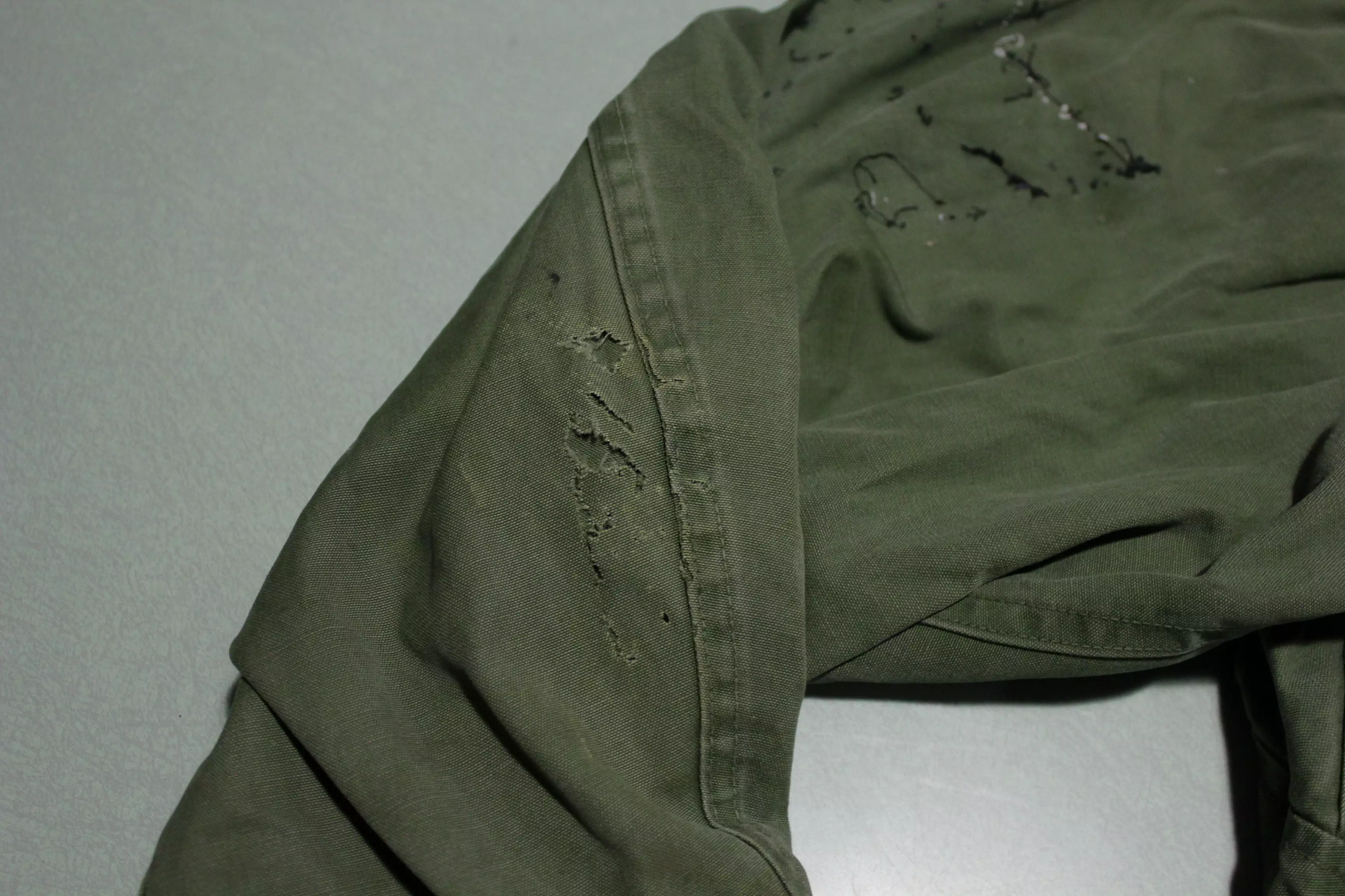 M1950 Korean Vietnam War Military Field Jacket Vintage 50s War Army Coat