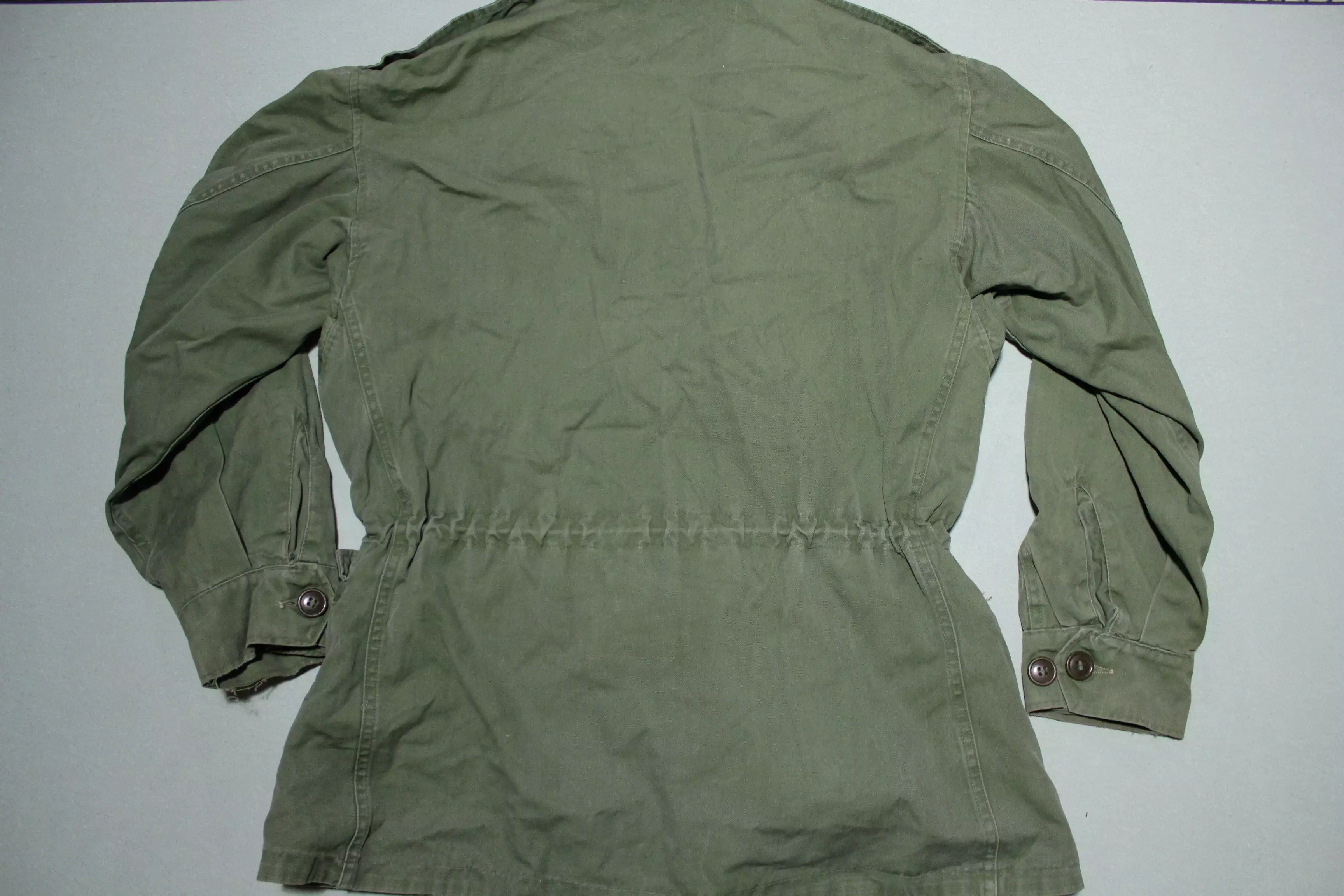 M1950 Korean Vietnam War Military Field Jacket Vintage 50s War Army Coat