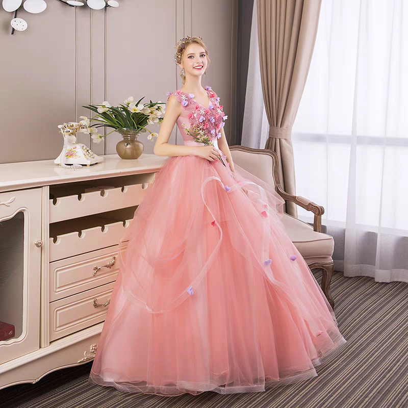 Madelyn Pink Sleeveless Ball Gown - Buy Now!