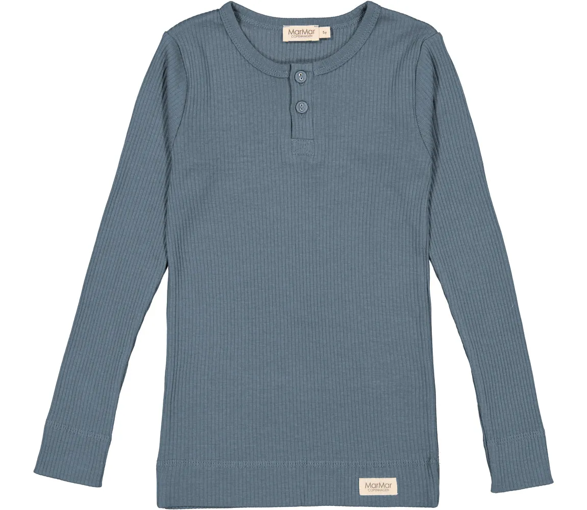 Mar Mar LS Ribbed Henley Shirt - Buy Now