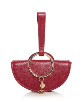 Mara Half Moon Bag in Red