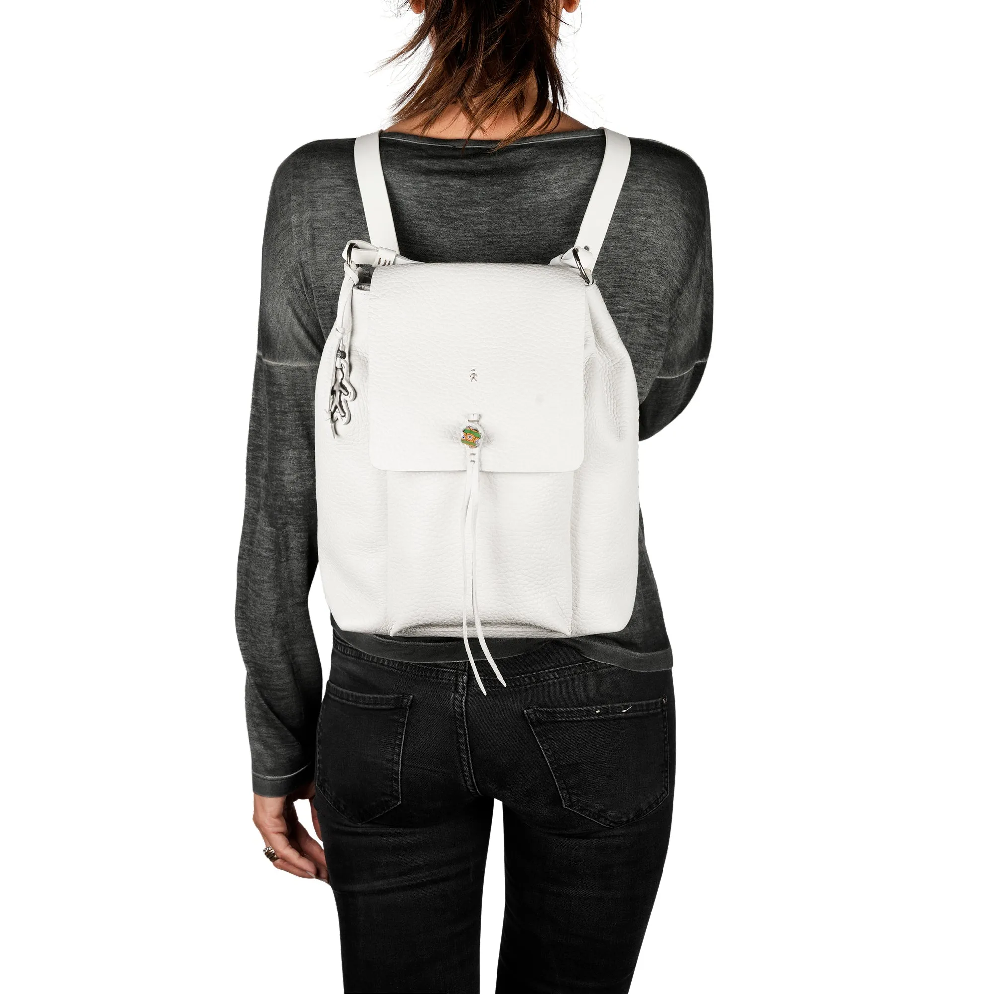 Marika Large Rhino Chalk White Backpack