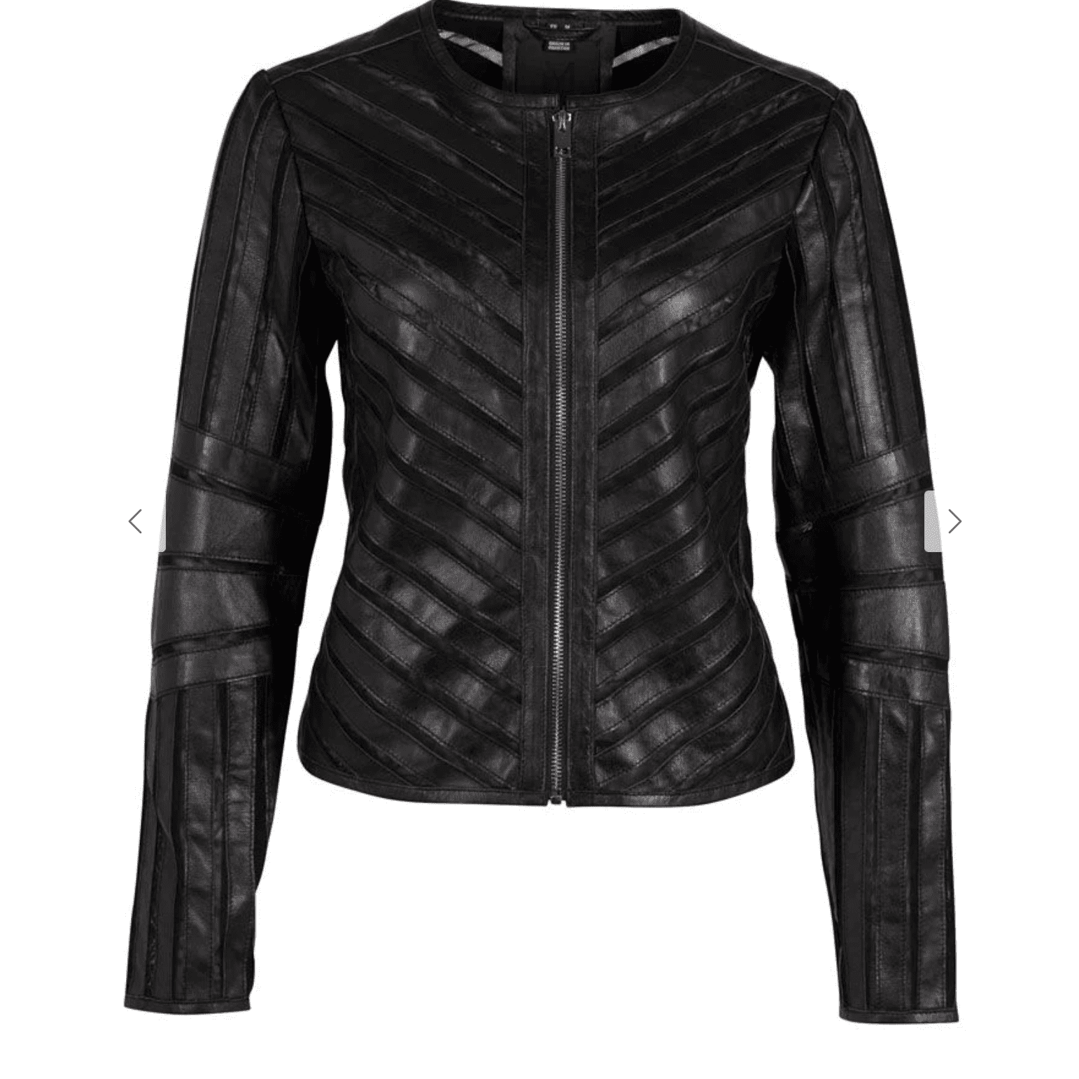 Mauritius Tila Black Leather Jacket