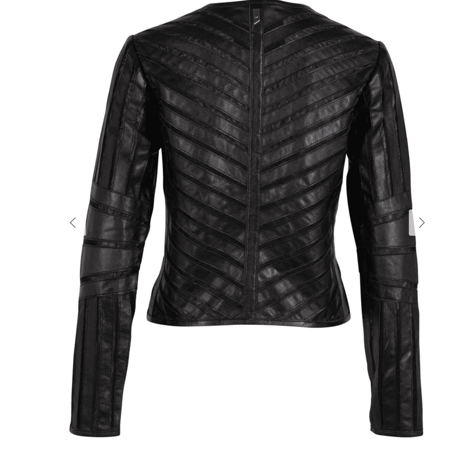 Mauritius Tila Black Leather Jacket