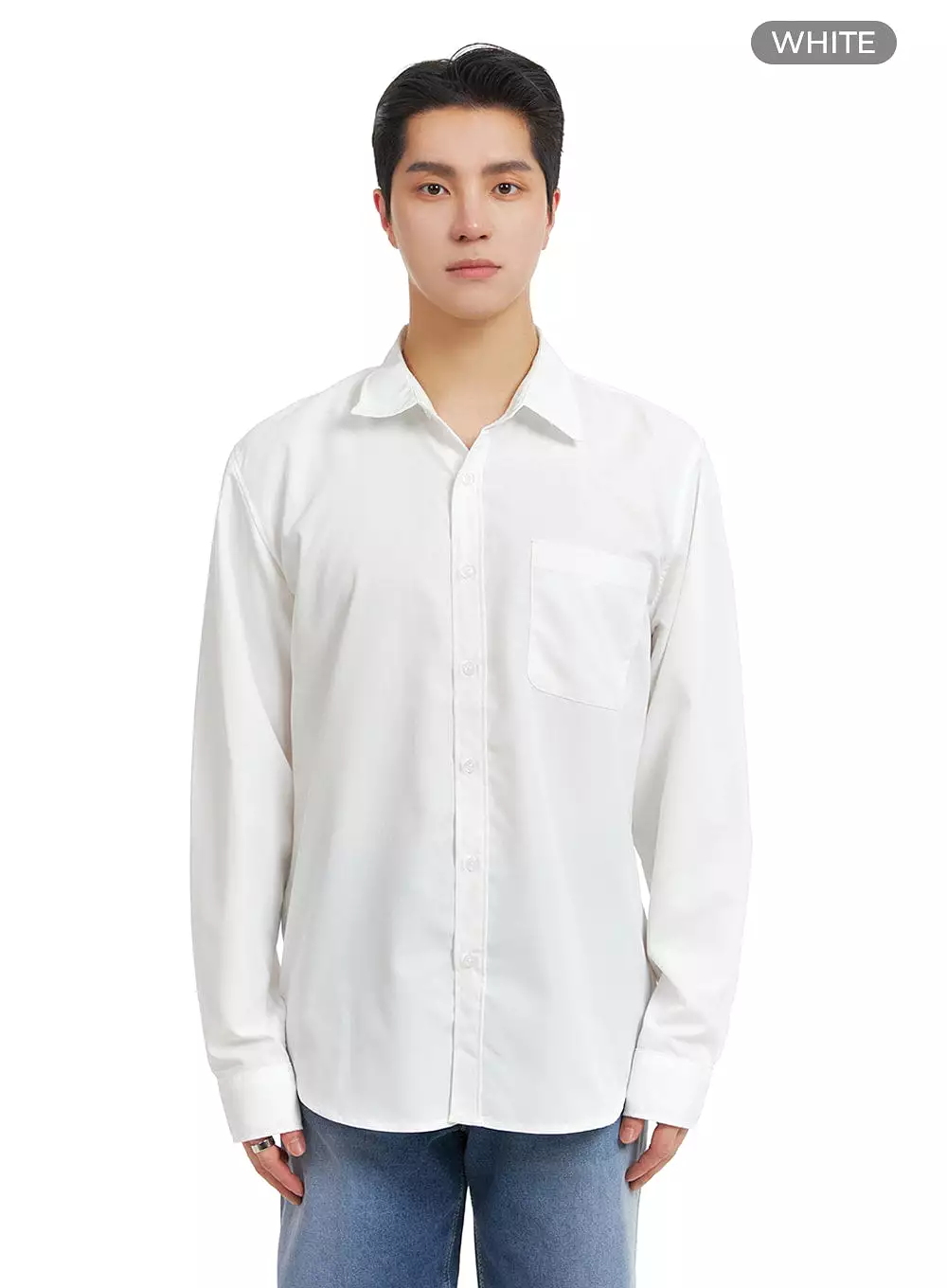 Classic White Shirt for Men IA401