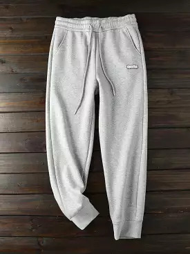 Men's Comfy Elastic Waist Sweatpants for Sports and Casual Wear