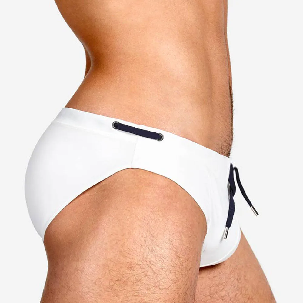 Men's Nylon Beach Surf Swim Briefs for Summer - Low Waist, Quick Dry, Sexy