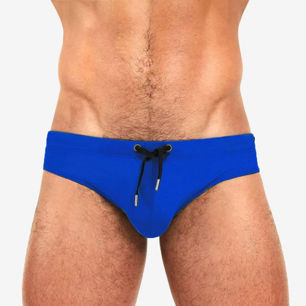 Men's Nylon Beach Surf Swim Briefs for Summer - Low Waist, Quick Dry, Sexy