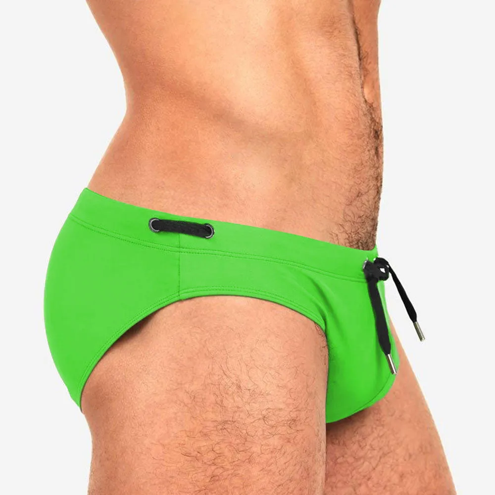 Men's Nylon Beach Surf Swim Briefs for Summer - Low Waist, Quick Dry, Sexy