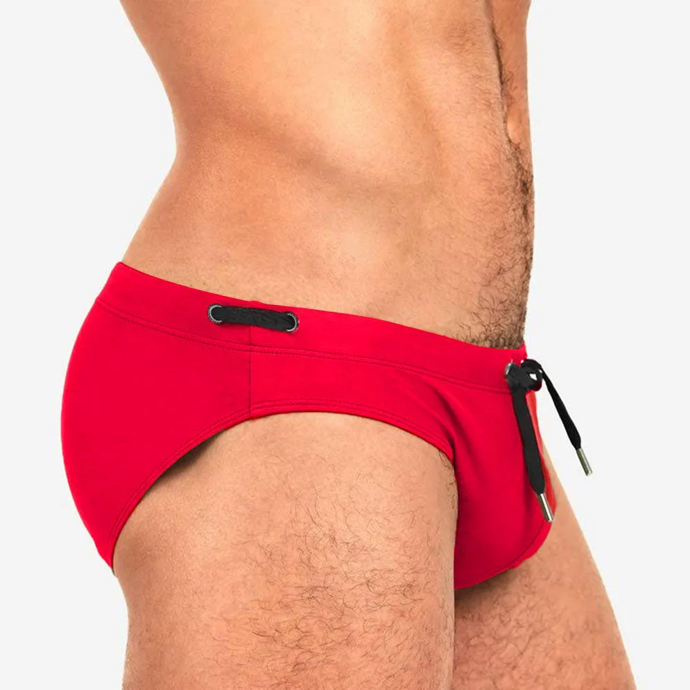 Men's Nylon Beach Surf Swim Briefs for Summer - Low Waist, Quick Dry, Sexy