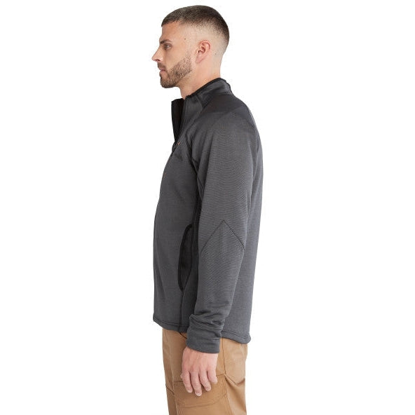 Men's Reaxion Full Zip Athletic Fleece Jacket from Timberland Pro - Charcoal