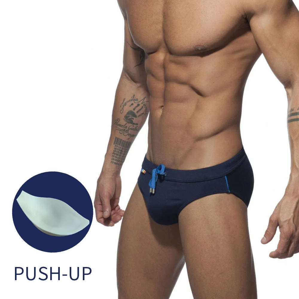 Men's Push-Up Briefs for Swimming Surf Board - Sexy Polyester