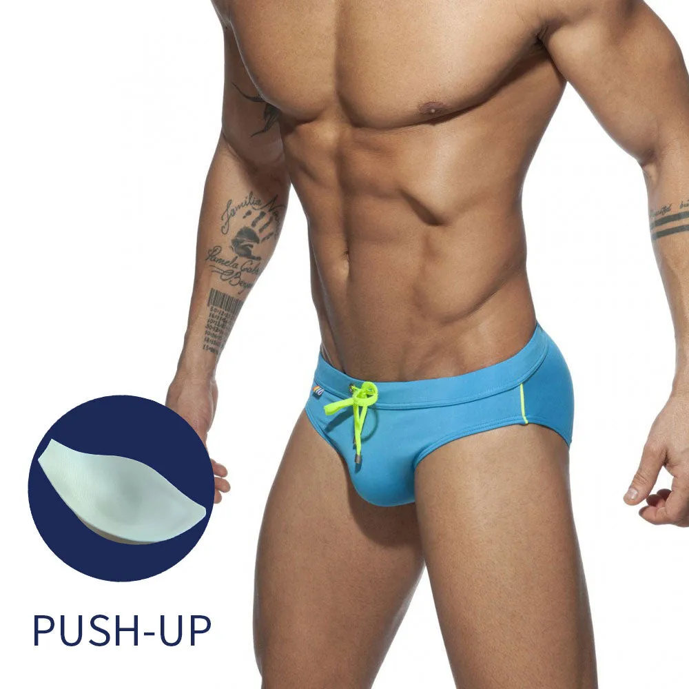 Men's Push-Up Briefs for Swimming Surf Board - Sexy Polyester