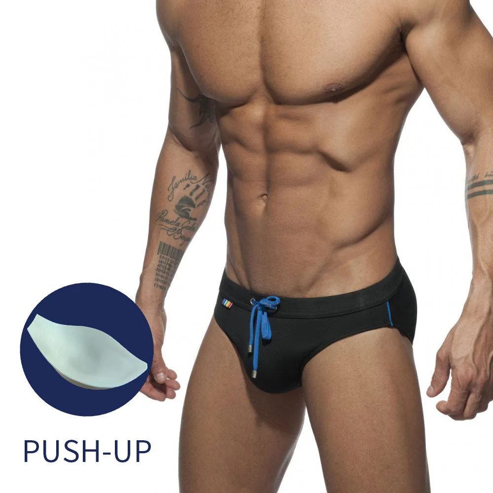 Men's Push-Up Briefs for Swimming Surf Board - Sexy Polyester