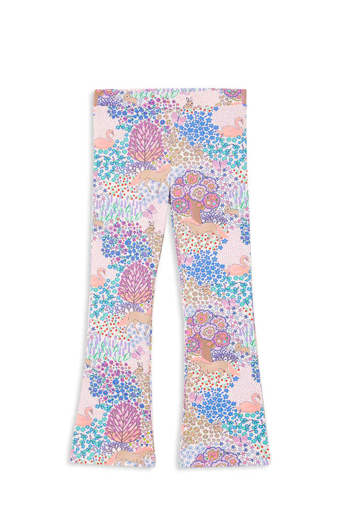 Milky - Patchwork Flare Leggings