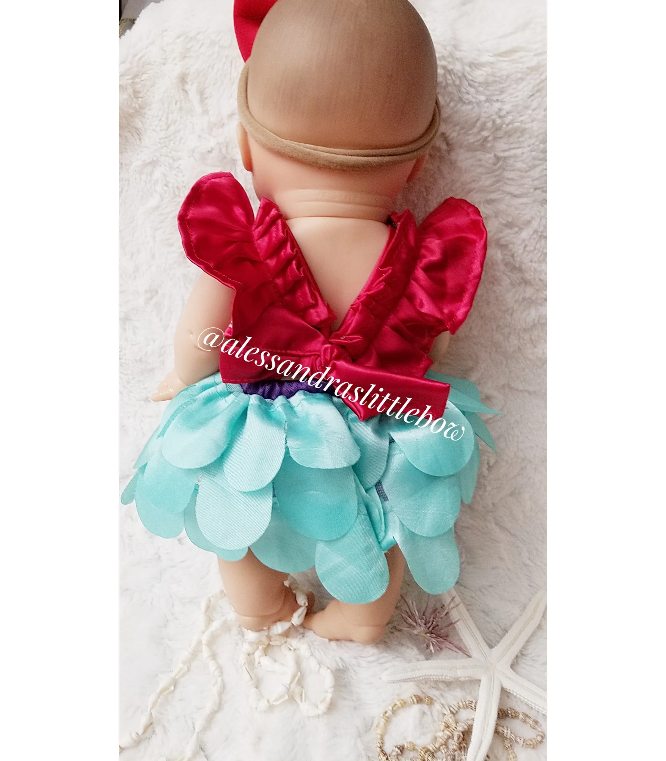 Luxury Little Mermaid Doll Romper by Minikane