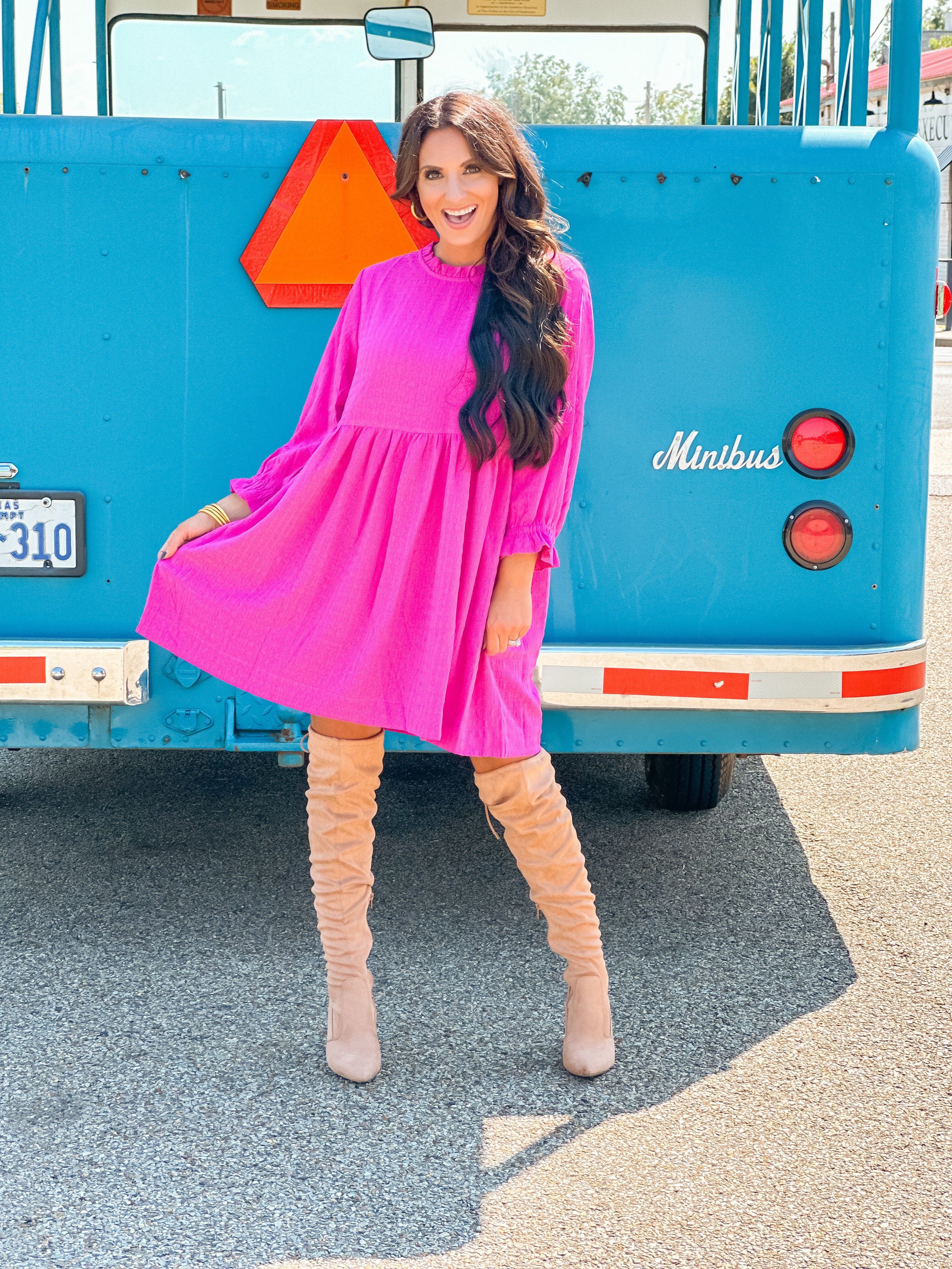 Moments - Life Magenta Dress