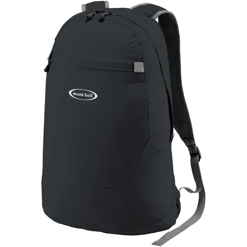 Montbell Pocketable Backpack - 15L Daypack for School, Travel, and Outdoor - Foldable