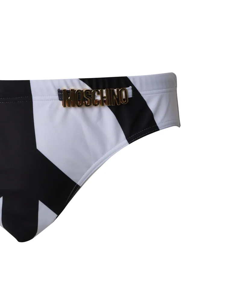 Moschino Logo Beach Briefs