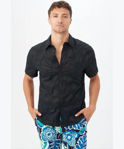 Mr Turk Slim Jim Shirt Black L