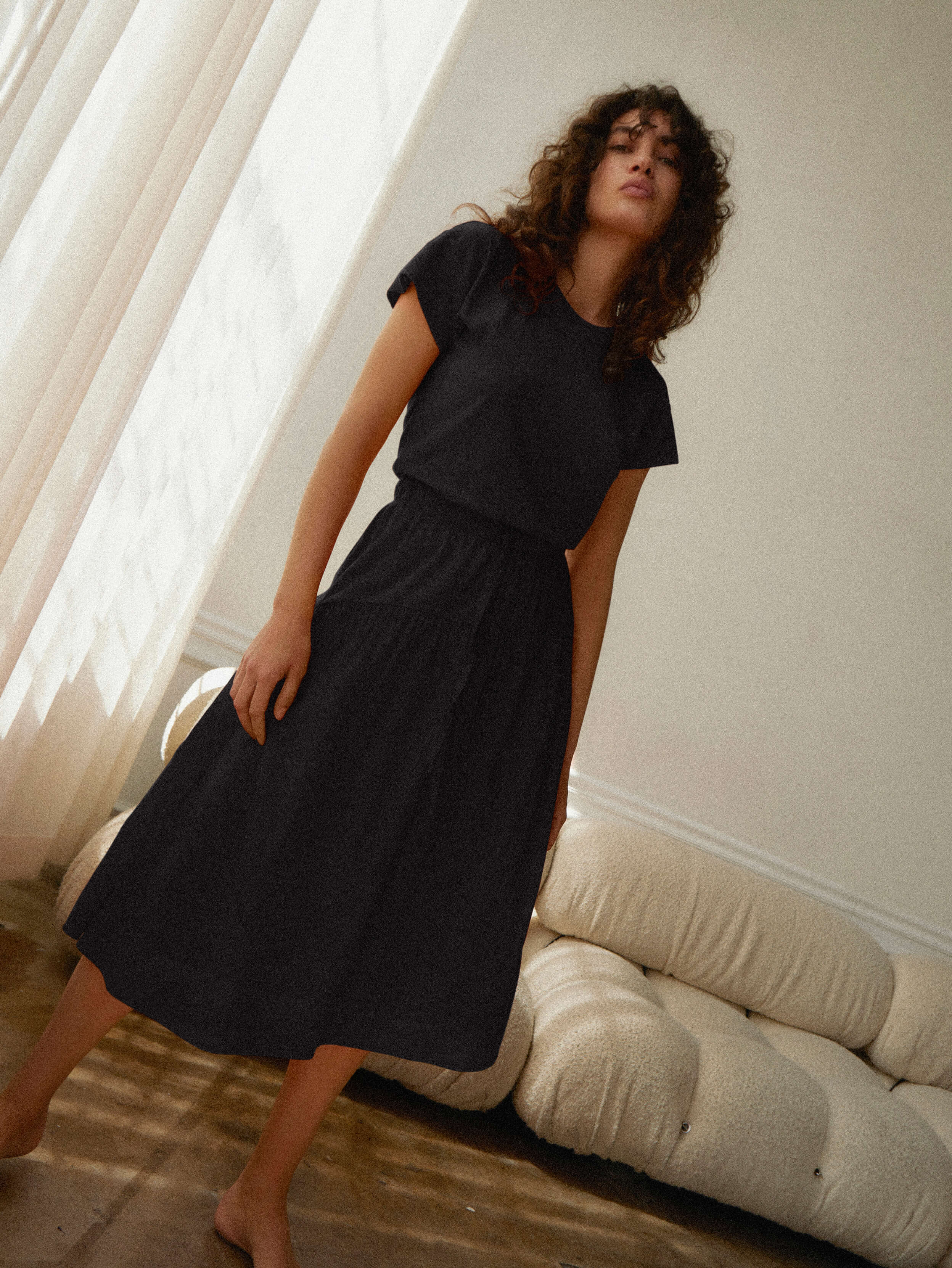 Nation LTD - Azalia Shirt Dress - Jet Black