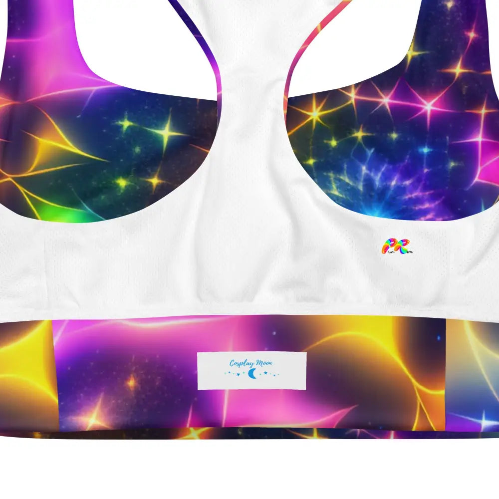 Neon Rave Sports Bra