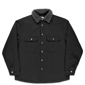 Nike SB Black Flannel Jacket with Padded Design