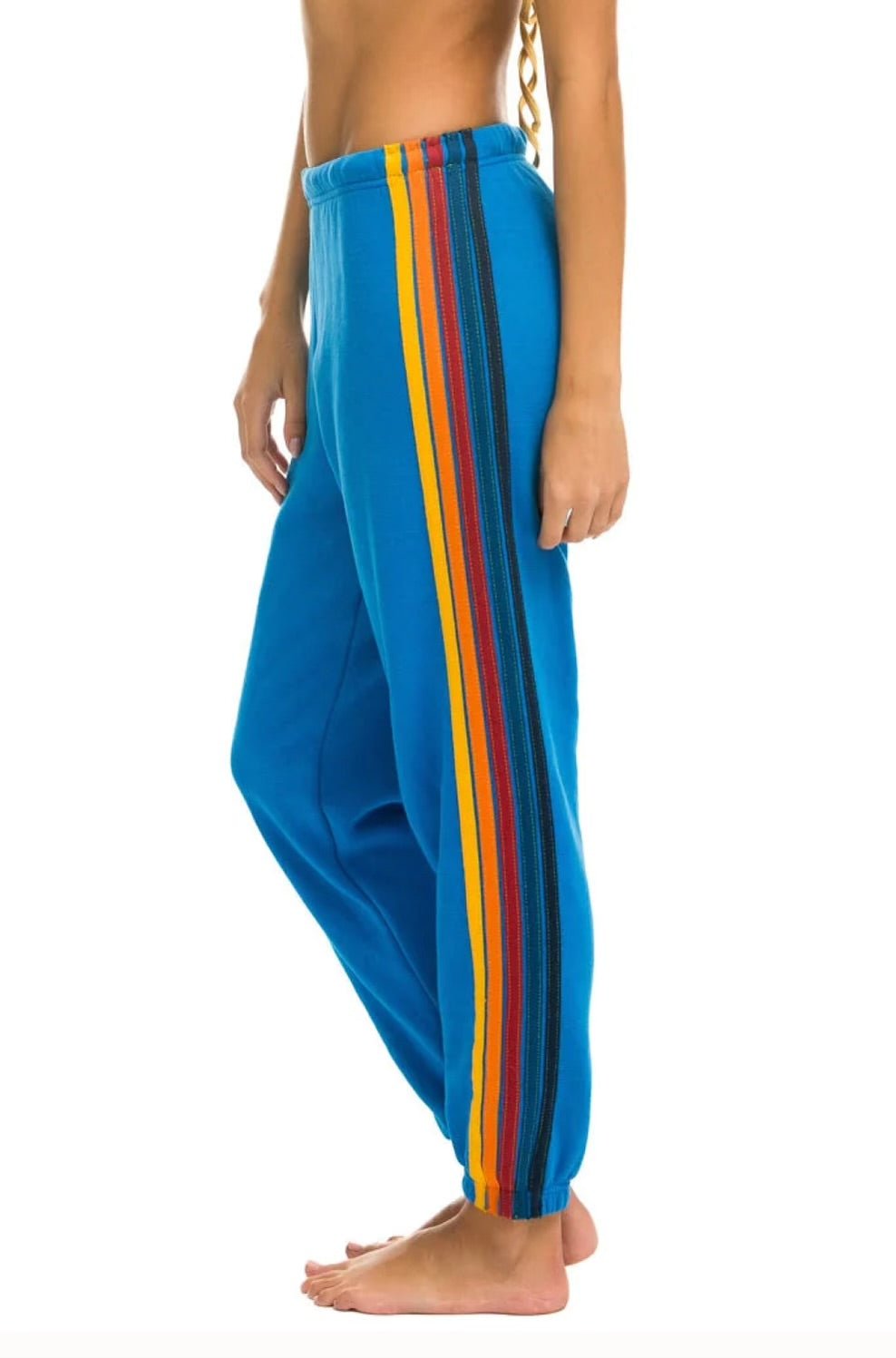 Ocean Stripe Sweatpants - 5 Stripes