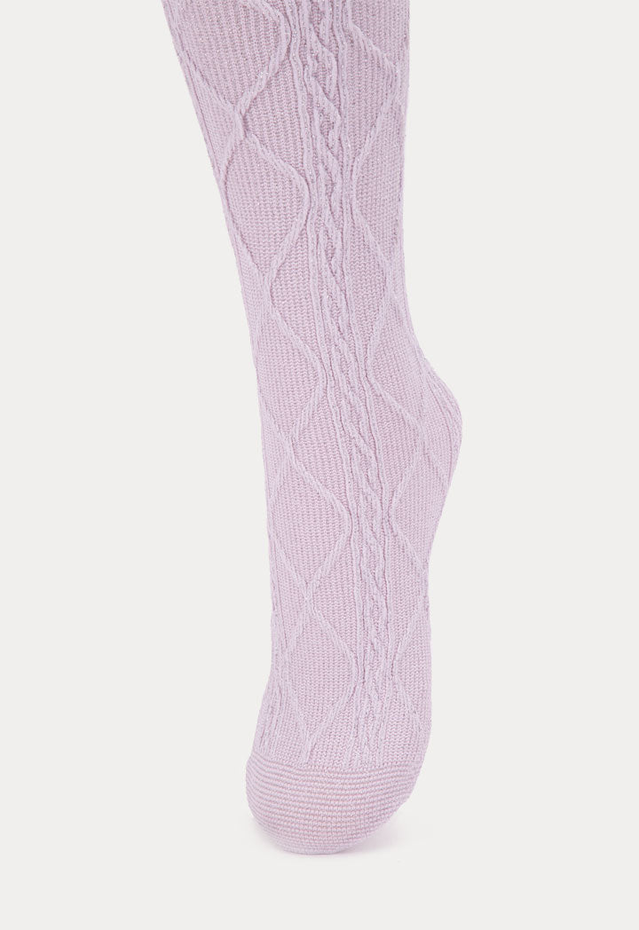 Off White Tights with Diamante Embellishments