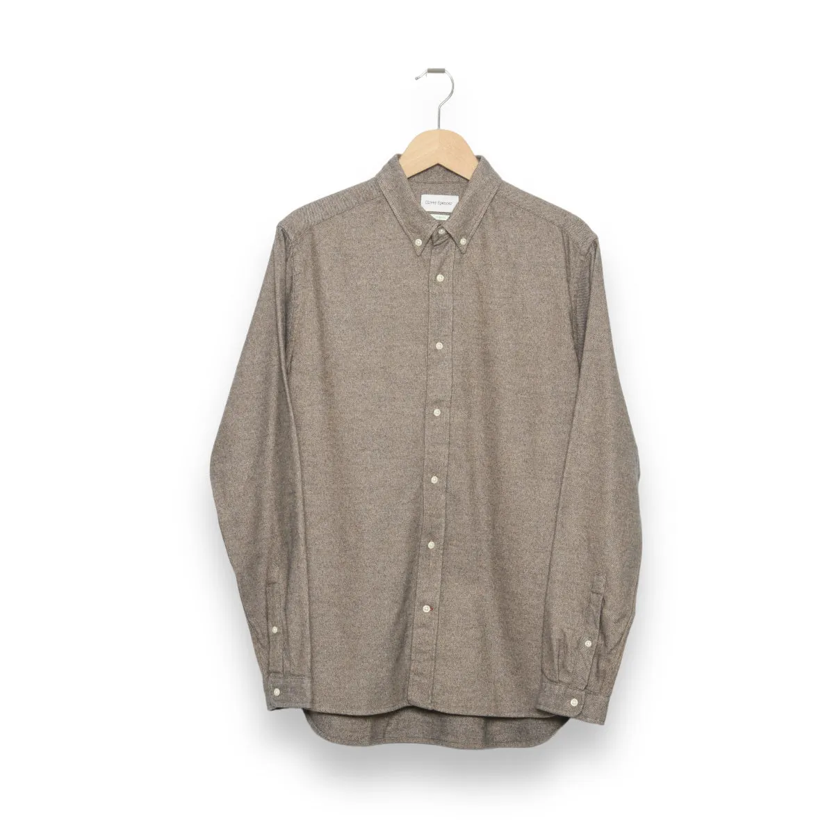 Oliver Spencer Brook Shirt - Rutherford beige