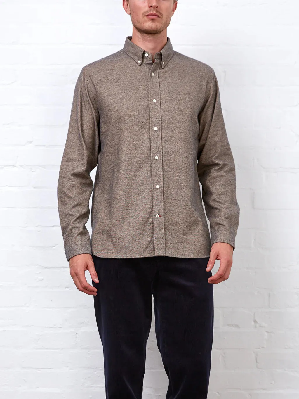 Oliver Spencer Brook Shirt - Rutherford beige