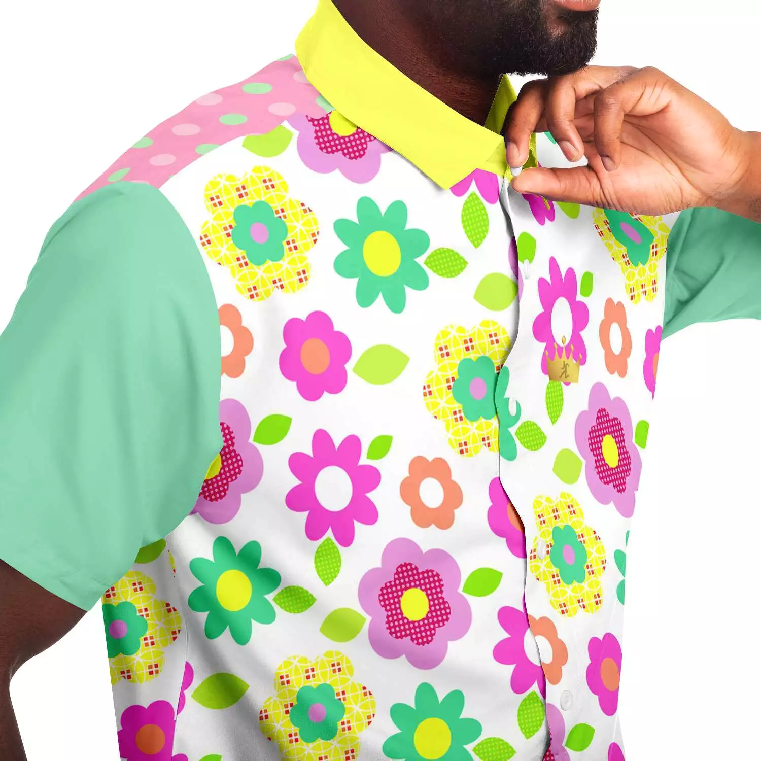 Short Sleeve Button Up Shirt - Oopsie Daisy Design