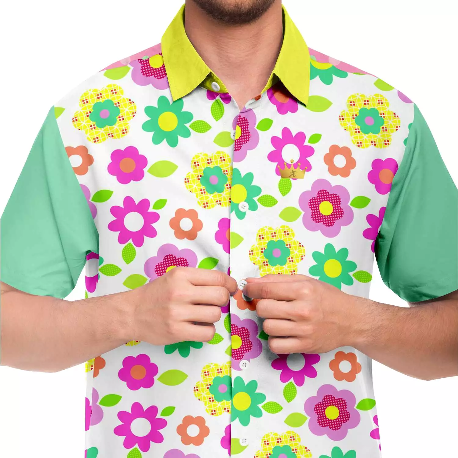 Short Sleeve Button Up Shirt - Oopsie Daisy Design