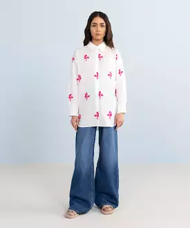 Oversized Embroidered Shirt – Trendy and Stylish