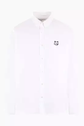 Oxford shirt with embroidered fox head logo