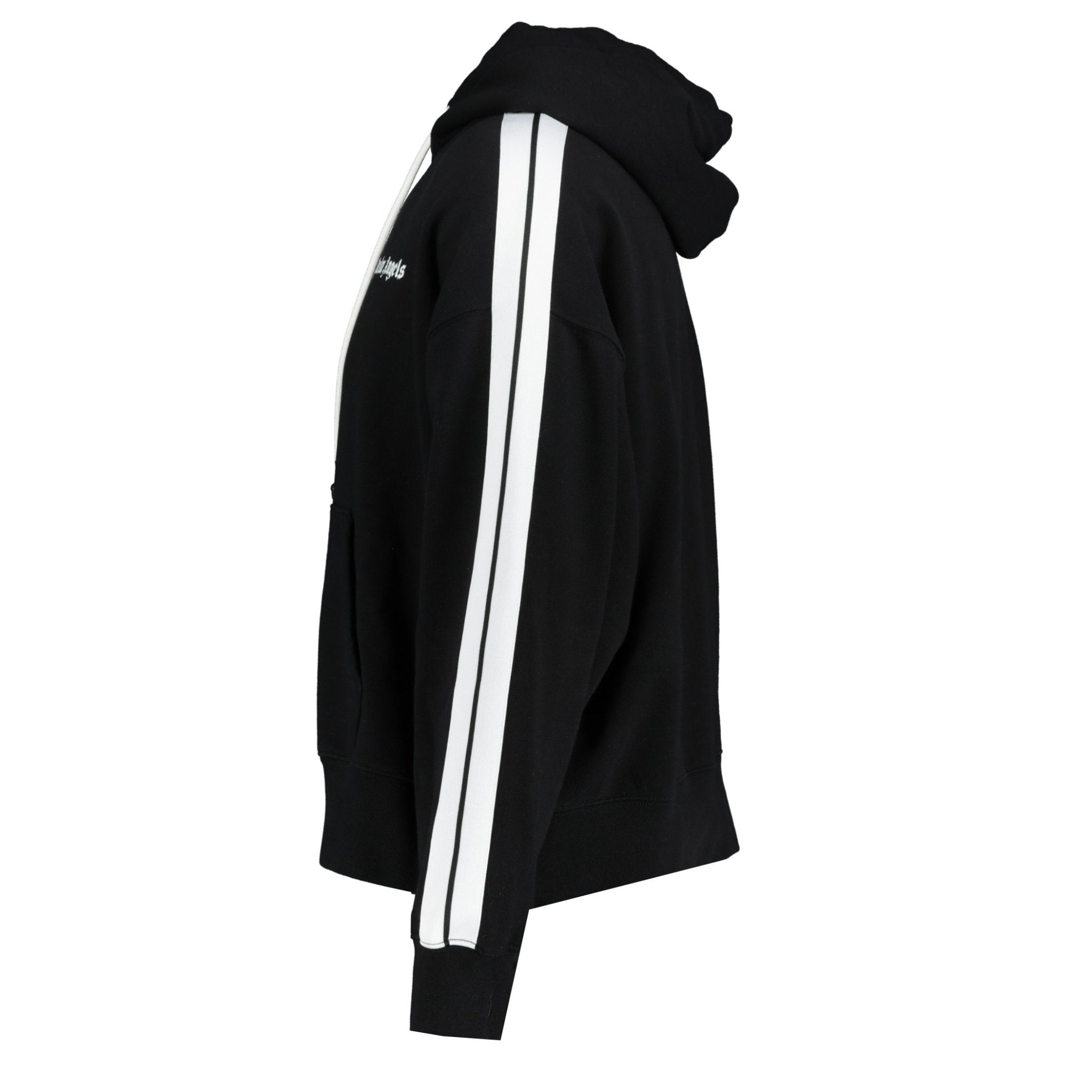 Palm Angels Black Logo Hooded Track Jacket