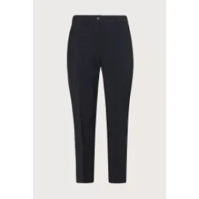 Blue women's slim fit ankle pants.