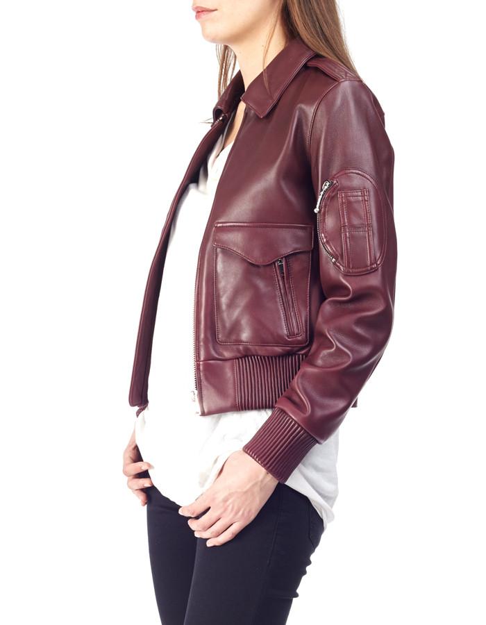 Pappy Bomber leather jacket by Aviator.