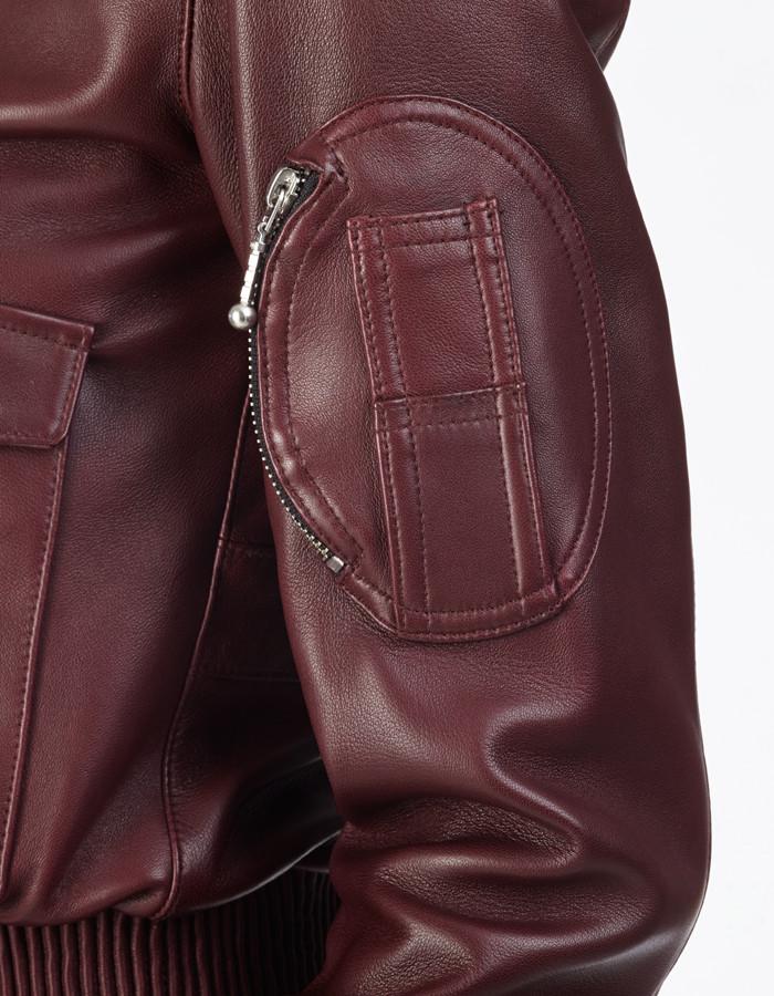 Pappy Bomber leather jacket by Aviator.