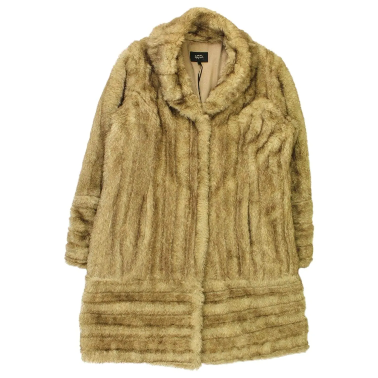 Per Una Brown & Cream Faux Fur Jacket