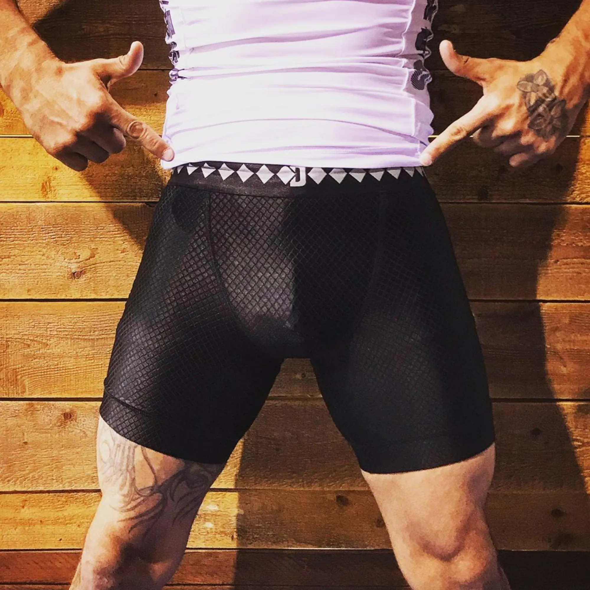 3 Pack Performance Shorts With Built-In Brief