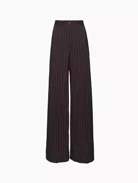 Pin-striped pants