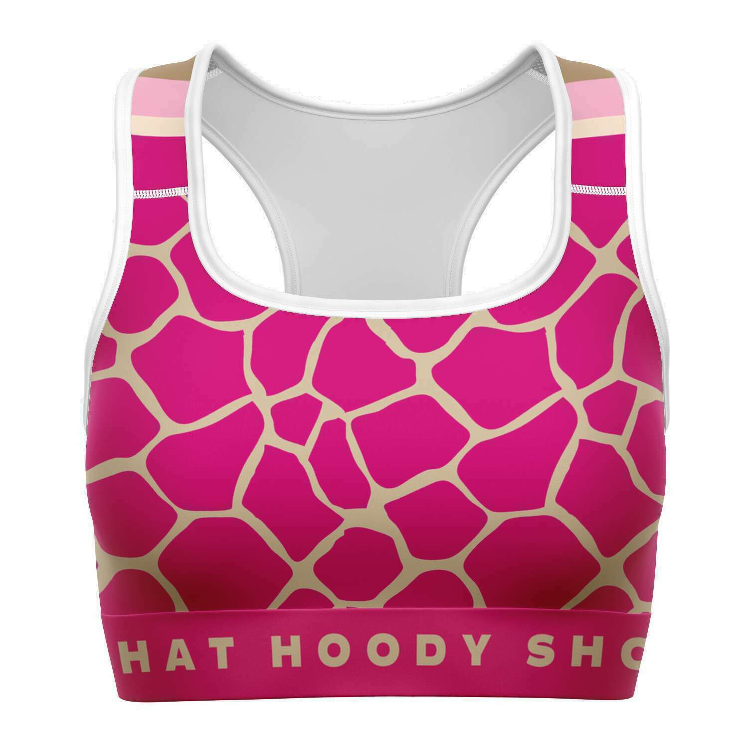 Pink Sports Bra for Women - Lemonade Design | Best Price & Quality