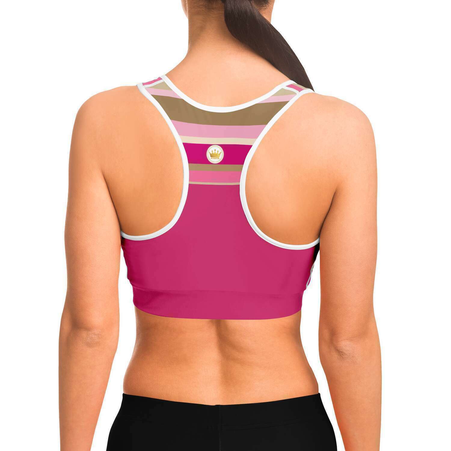 Pink Sports Bra for Women - Lemonade Design | Best Price & Quality