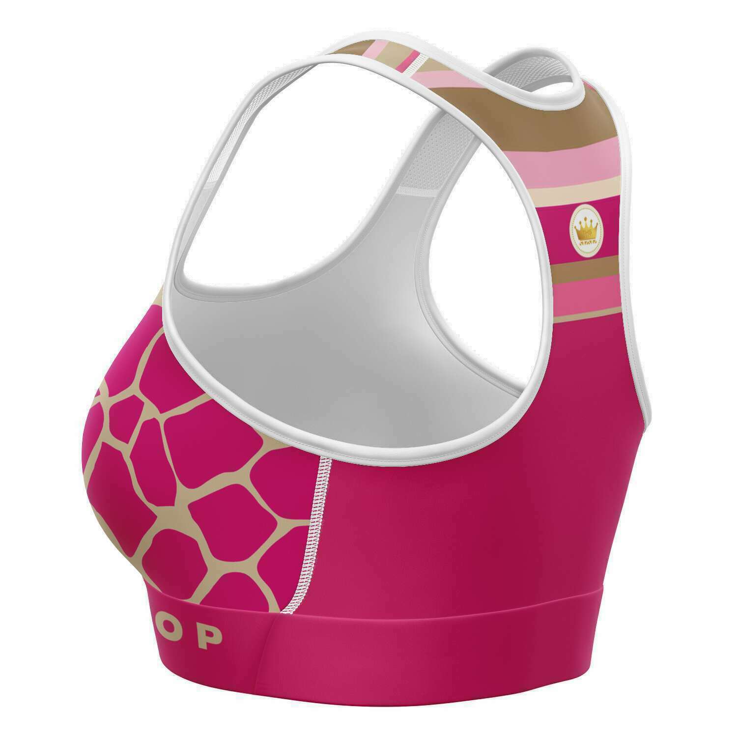 Pink Sports Bra for Women - Lemonade Design | Best Price & Quality