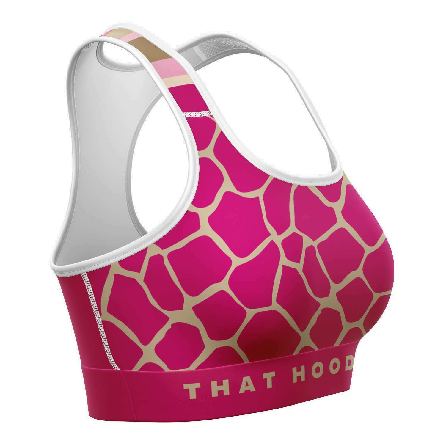 Pink Sports Bra for Women - Lemonade Design | Best Price & Quality