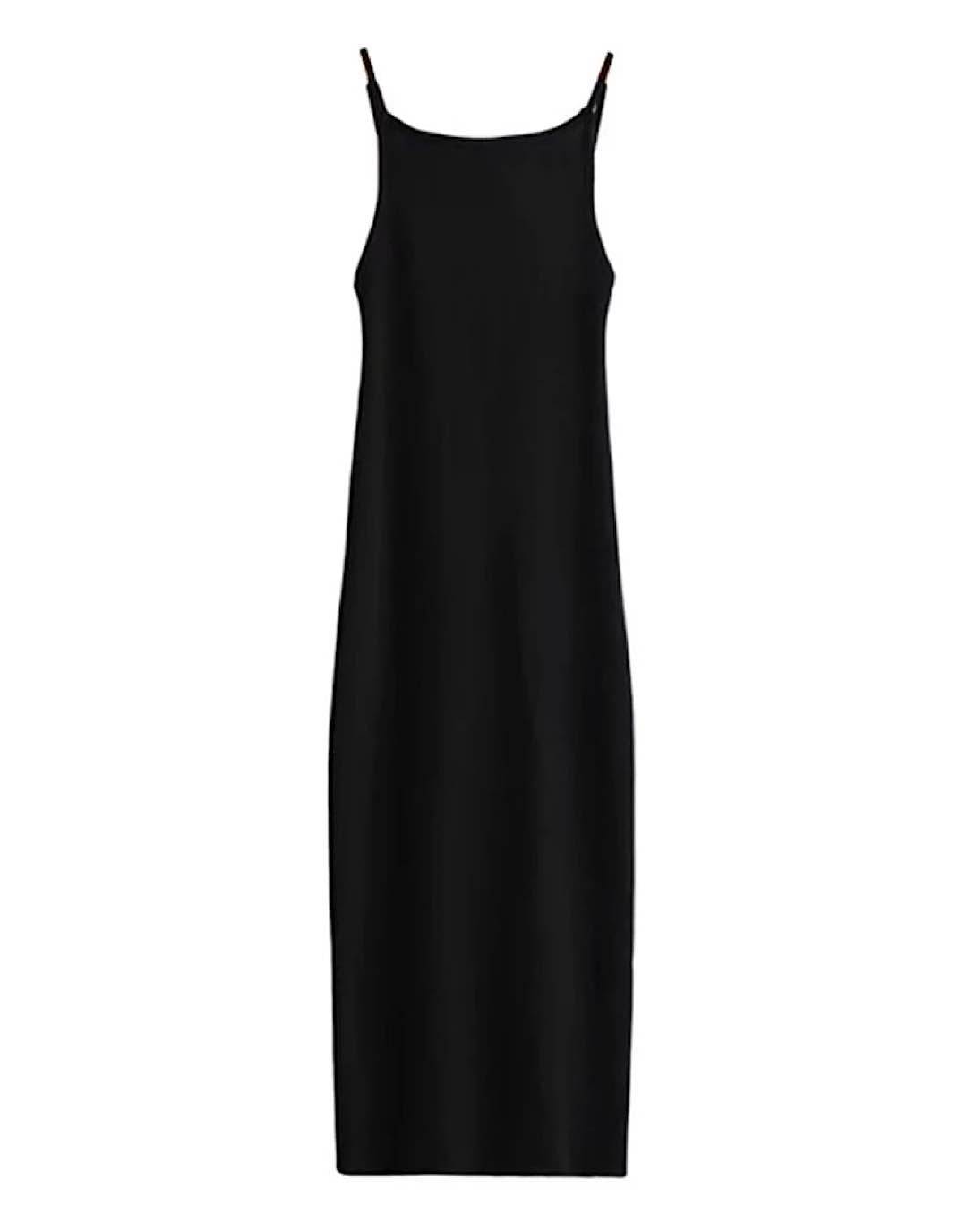 Plain Knit Midi Dress