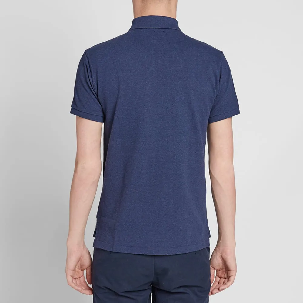 Polo Ralph Lauren Slim Fit Polo Shirt in Navy Heather