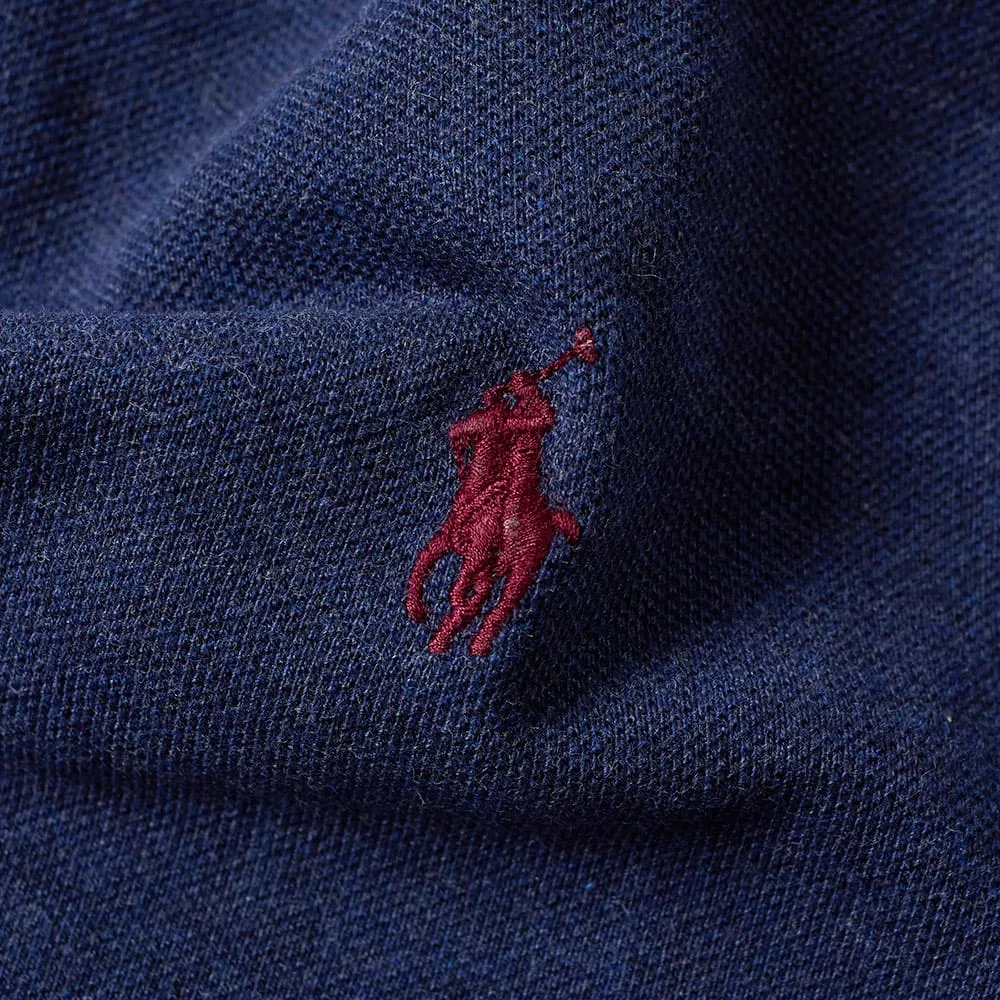 Polo Ralph Lauren Slim Fit Polo Shirt in Navy Heather